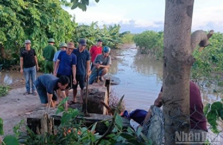Hưng Yên: Lệnh báo động trên các tuyến sông, một số xã nước dâng cao