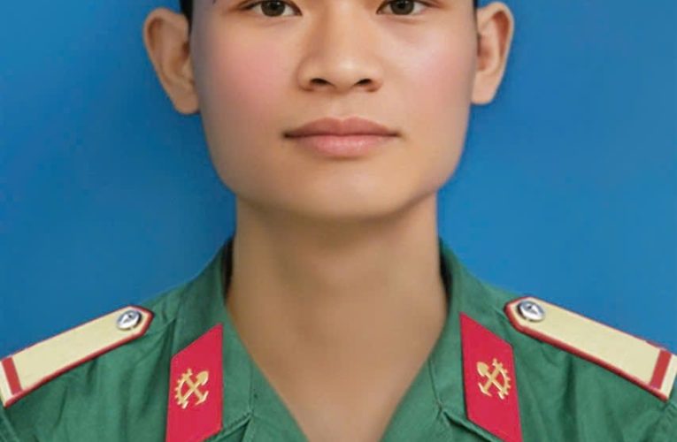 Thượng sĩ Vũ Văn Bình hy sinh khi thực hiện nhiệm vụ xây dựng công trình quốc phòng